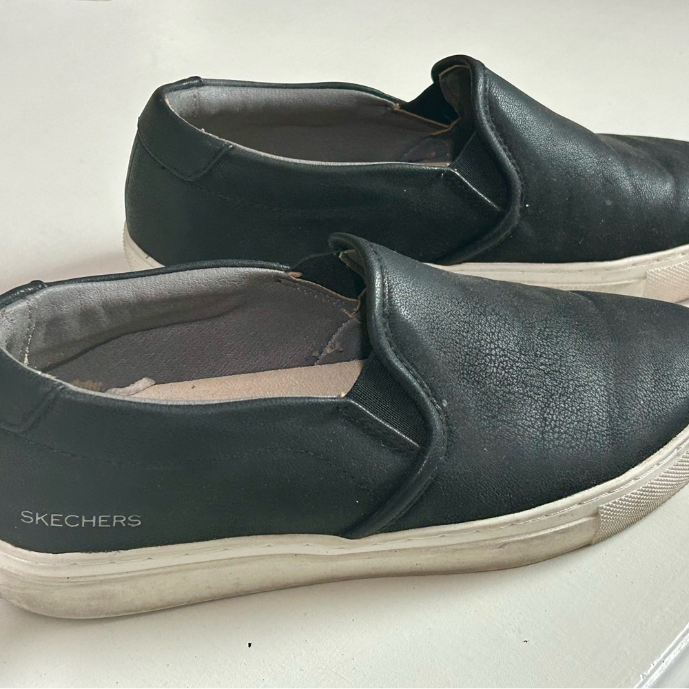 Skechers Women's Black Slip-On Sneakers